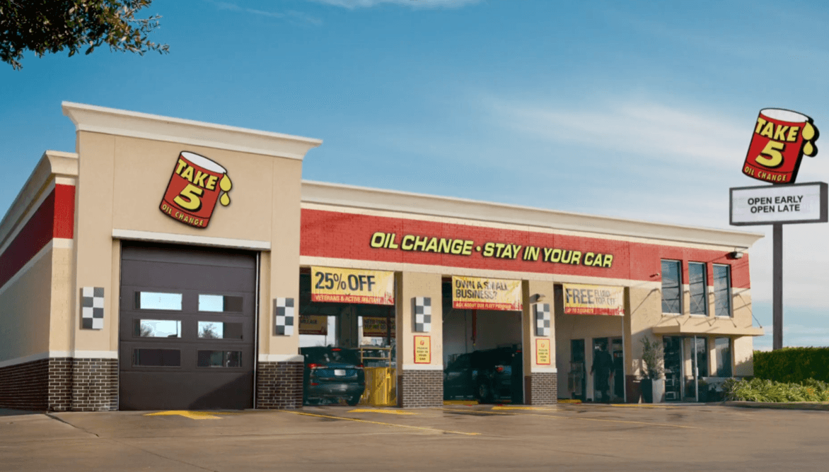 Take 5 Oil Change Climbs to #27 on Entrepreneur’s Fastest-Growing Franchises List